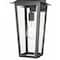 Z-Lite Gannon 1 Light Outdoor Wall Light, 8in. W x 22.25in. H, Black 5008M-BK - alternate 5